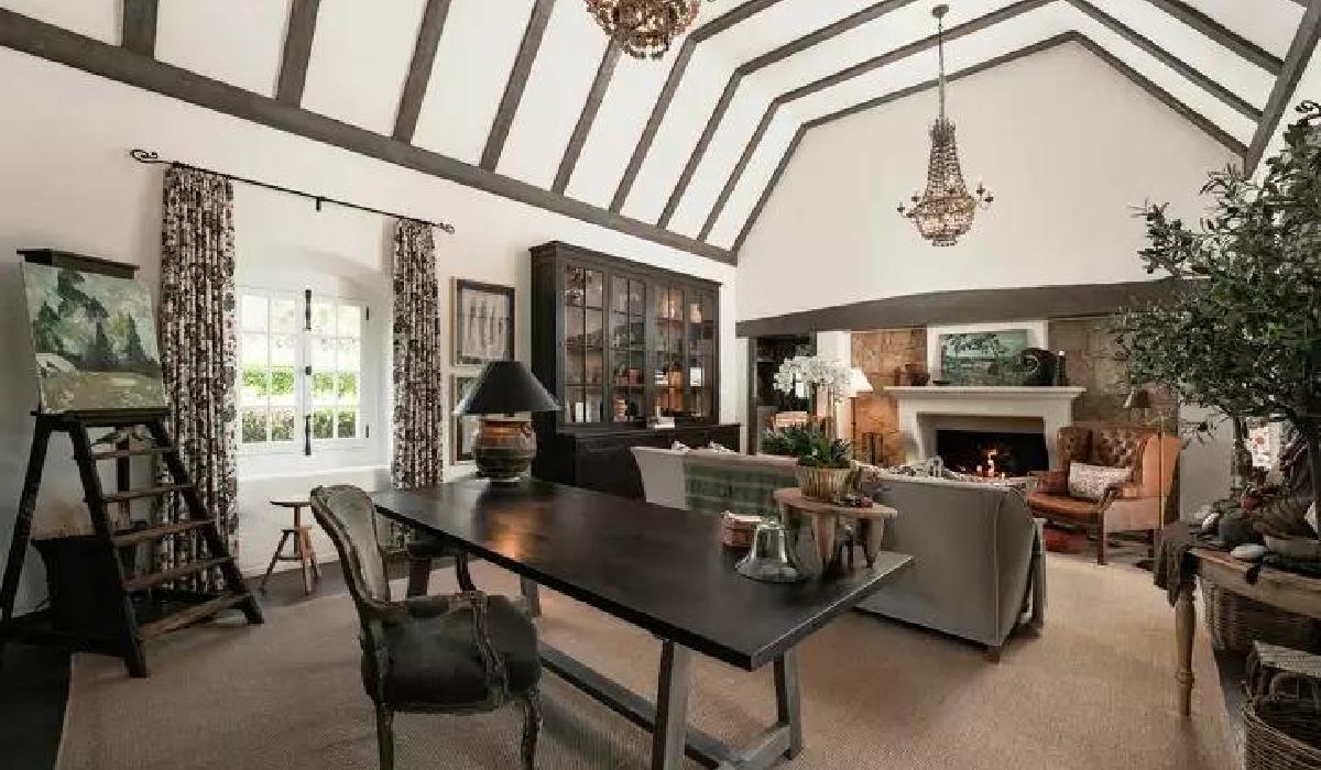 Historic French Normandy-Style Home Once Owned by Larry David for Sale in Montecito, California